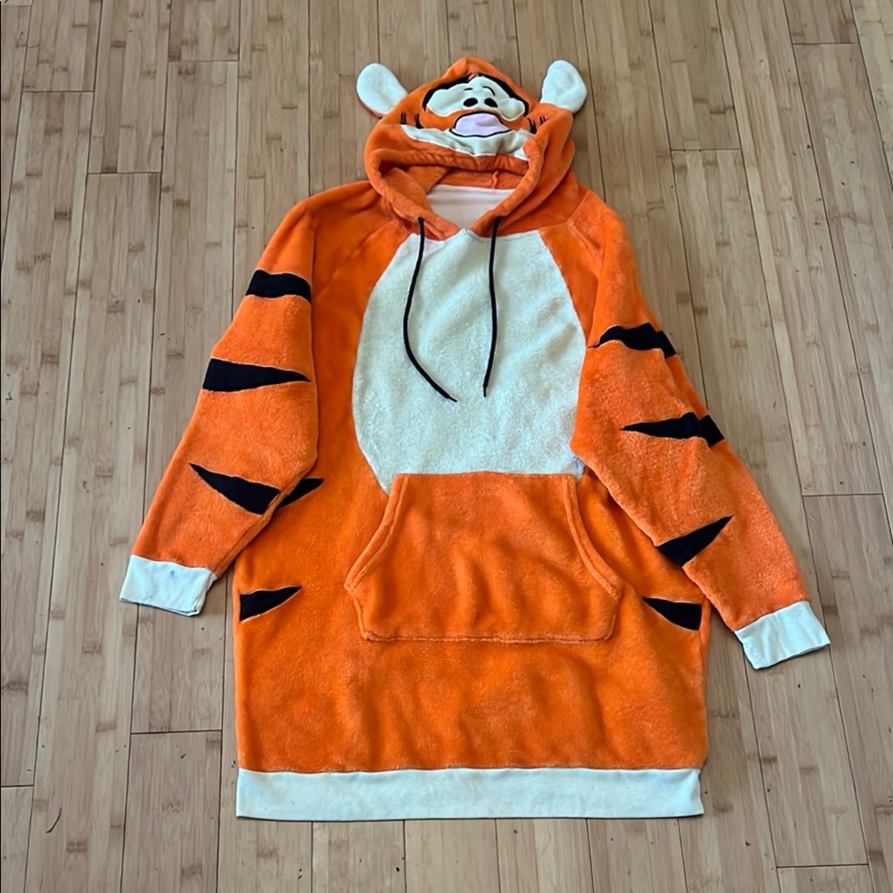 Disney Orange and Black Sweatshirt